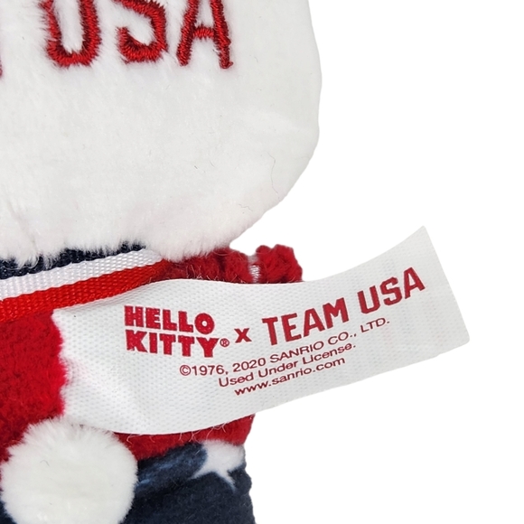 Spin Master Sanrio NWT Hello Kitty USA Olympian Gold Medal 4.5" Plush - Picture 5 of 5